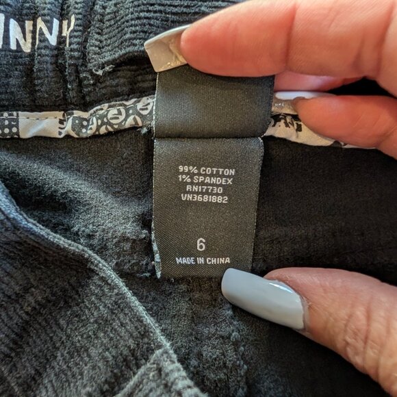 Boy's Skinny Corduroy Pants 6 💙 - Picture 5 of 5